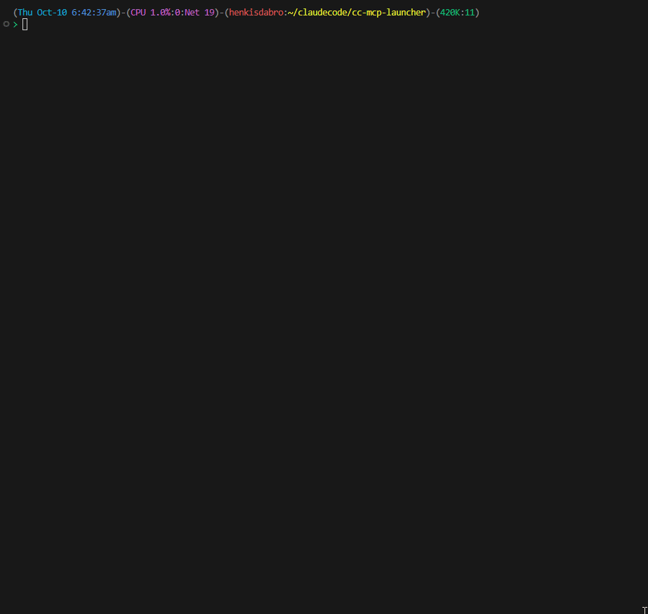 MCP Server Selector TUI Demo
